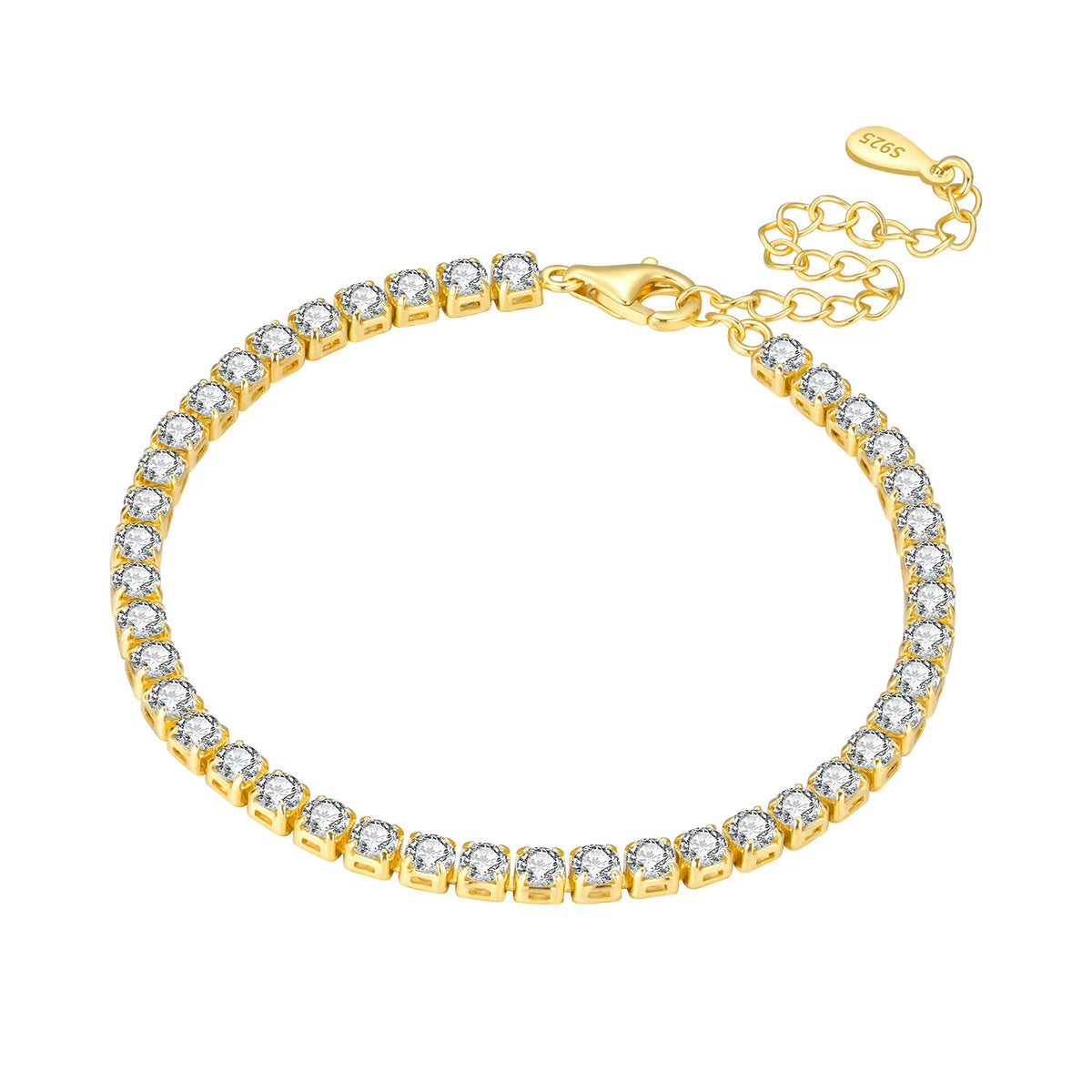 18K Gold-Plated Tennis Bracelet