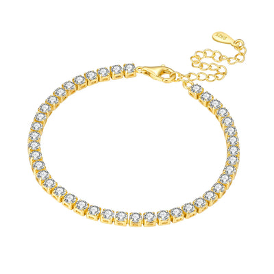 18K Gold-Plated Tennis Bracelet
