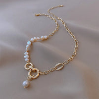 100% Natural Baroque Freshwater Pearl Fashion 14K Gold Filled Female Necklace Bridal Wedding Ceremony Propose Jewellery