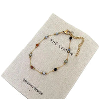 Natural Stone Bead Anklet
