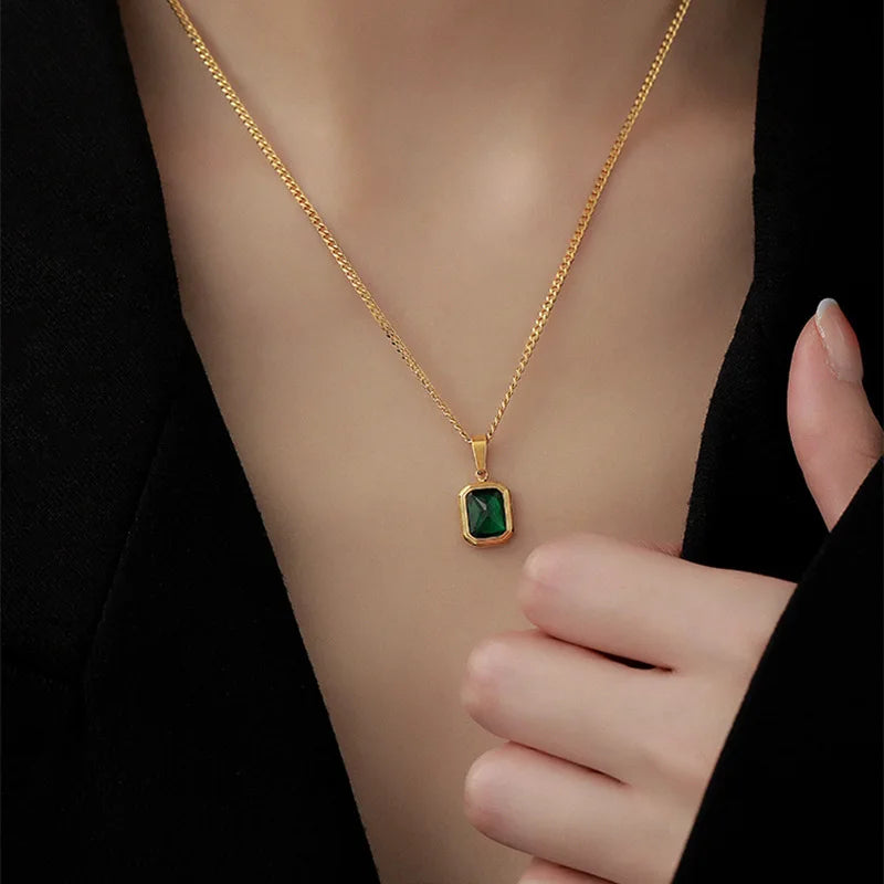 Crystal Pendant Necklace