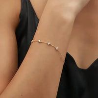 Leaf Flower Zircon Chain Luxury