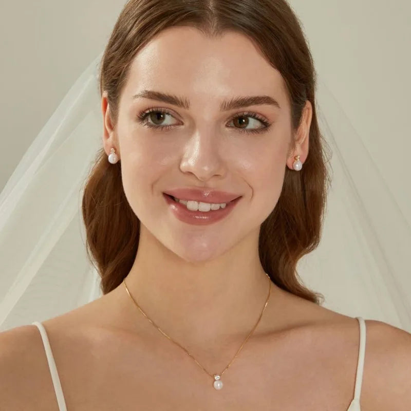 Freshwater Pearl Stud Earrings