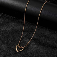 Hollow Love Heart Pendant Creative