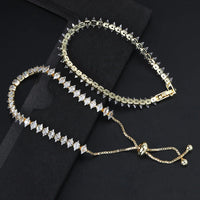 Cubic Zircon Hand Chain Crystal