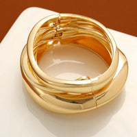 Minimalist Chunky Bracelets Design Bangles Set