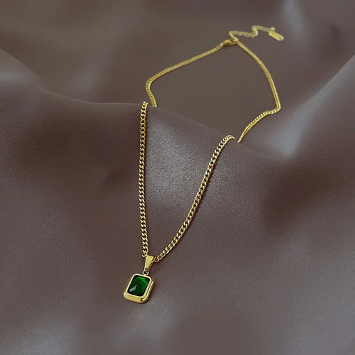 Crystal Pendant Necklace