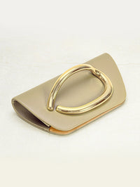 Gold Metal Buckle Box Clutch Fashion Women's Evening Bag Party Banquet Chain Crossbody Bag Luxury Designer Shoulder Bag Wallet