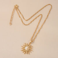 Sunburst Pendant Necklace