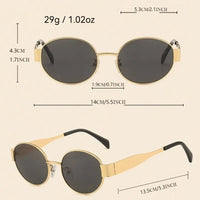 Sunglasses Women Luxury Brand UV400 Outdoor Sunglass Trendy Metal Frame Eyewear For Lady Sexy Shades