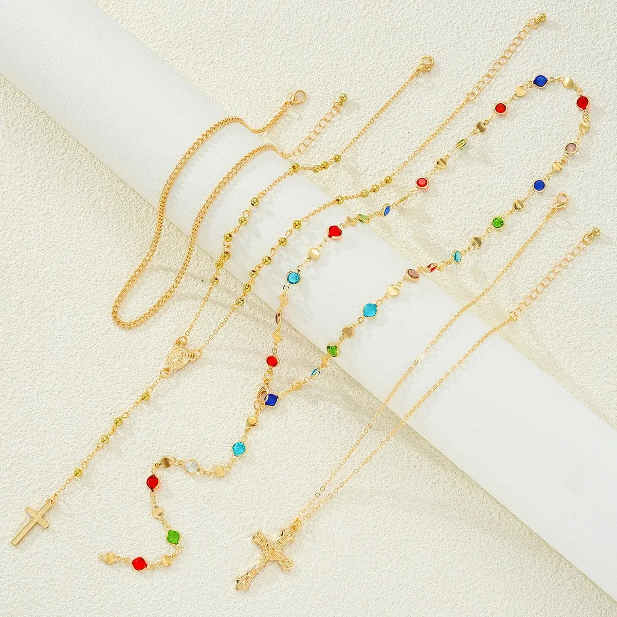 Crystal Cross Necklace