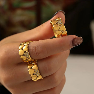 Gold Heart Ring