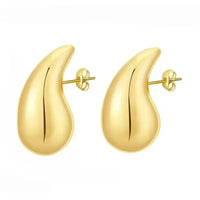 Dome Teardrop Hoops