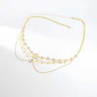 Coin Tassel Crystal Waist Chain