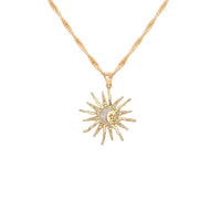 Sunburst Pendant Necklace