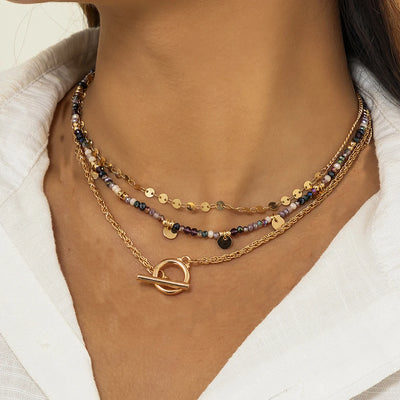 Gold Tassel Necklace