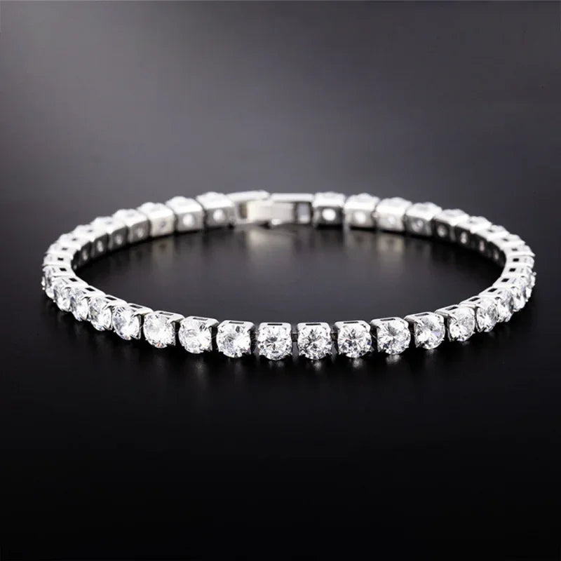 Crystal Tennis Bracelet Chain Jewelry