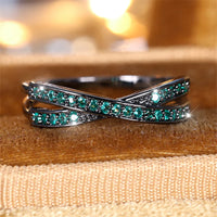 White Zircon Thin Rings Jewelry