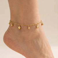 Creative Round Beaded Chain Heart
