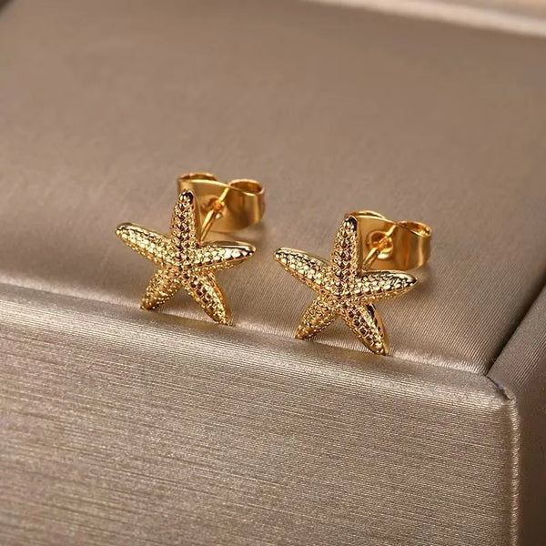 Statement Geometric Piercing Earring Femme