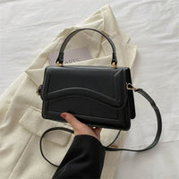 Leather Handbag Purse Bag Solid