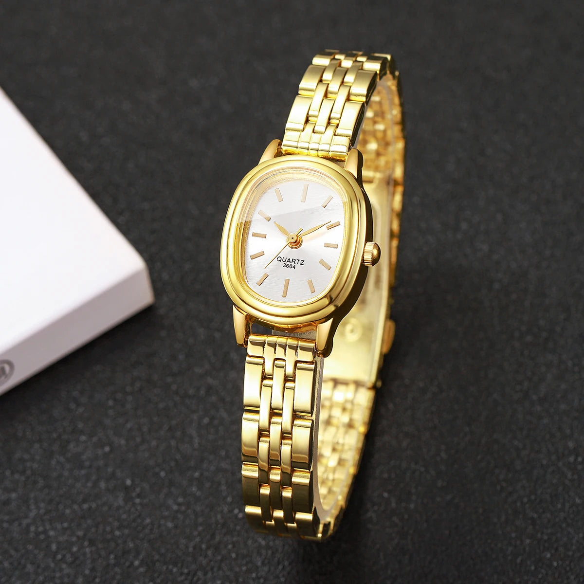 Elegant Oval Dial Women Quartz Watch Fashion Ladies Wristwatches Reloj Mujer Girls Clock Gift(Without Box)