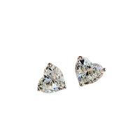 Zircon Heart Earrings