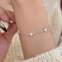 Crystal Flower Bracelet Chain Jewelry