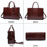 Large Capacity Tote Bag Leather
