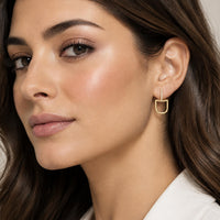 Light Gold Stud Earrings